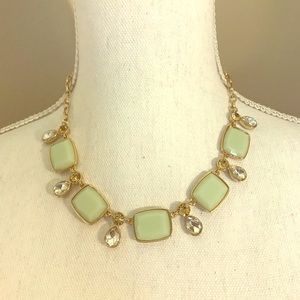 Gold and mint Statement necklace